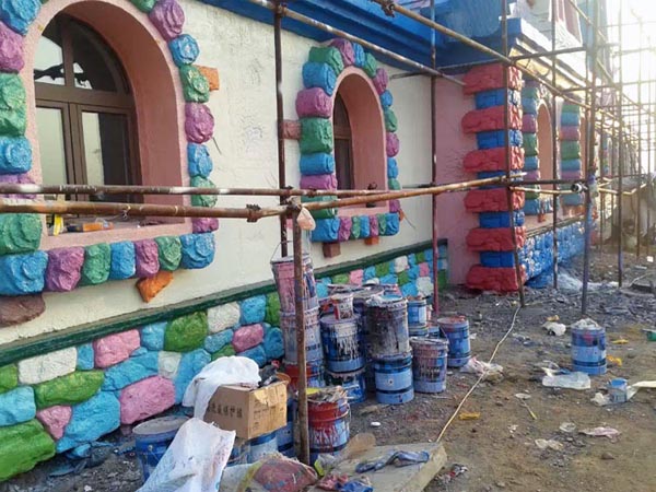 游樂場外墻翻新